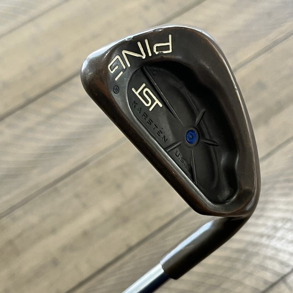PING ISI Beryllium Copper Blue Dot Pitching Wedge PW RH Steel Shaft 35.75" - Picture 5 of 8